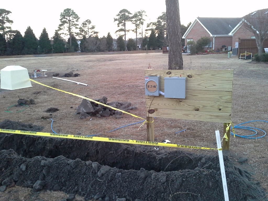residential well drilling installation